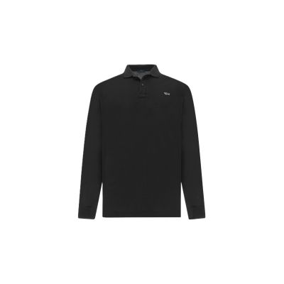 7. Koszulka polo bawełniana męska Paul&Shark czarna 99311003-11 — klasyczna, elegancka