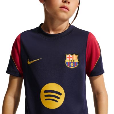 3. Koszulka dla dzieci Nike FC Barcelona Strike granatowo-bordowa II3237 401