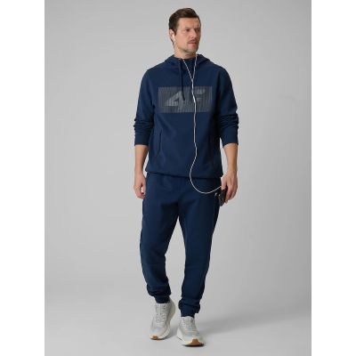 6. Bluza dresowa regular z kapturem męska 4F 4FRSS26TSWSM2975-20S