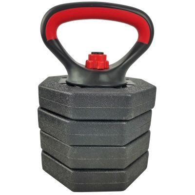 21. HANTLA KOMPOZYTOWA KETTLEBELL PRZYRZĄD DO POMPEK 3W1 10KG EB FIT