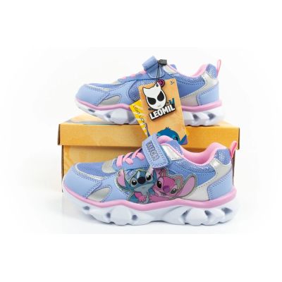 10. Leomil Stitch buty sportowe dziecięce sneakersy lekkie na rzep LED