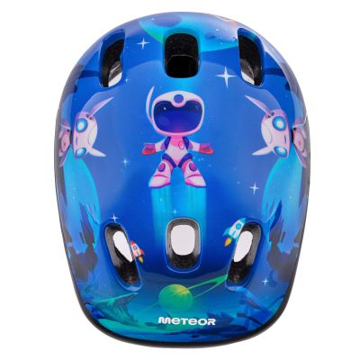 4. Kask rowerowy Meteor KS06 Alien Jr 17438 r. XS 44-48 cm