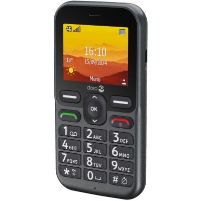 5. Doro Leva L10 6,1 cm (2.4") 120,7 g Czarny Telefon funkcjonalny