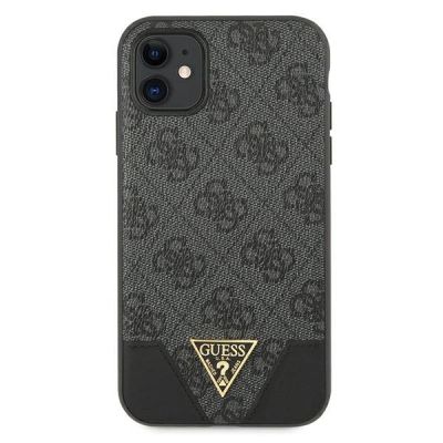 5. Etui Guess 4G Triangle Collection na iPhone 11 6,1" / Xr - szare