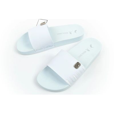 3. Rider buty klapki męskie sportowe R10 Slide wygodne błękitne laczki