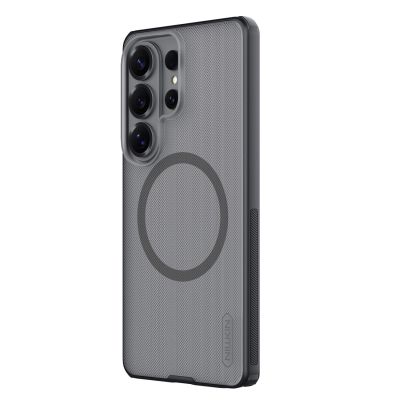 4. Etui Nillkin Super Frosted Shield Pro Magnetic kompatybilne z MagSafe na Samsung Galaxy S26 Ultra - półprzezroczysto-czarne
