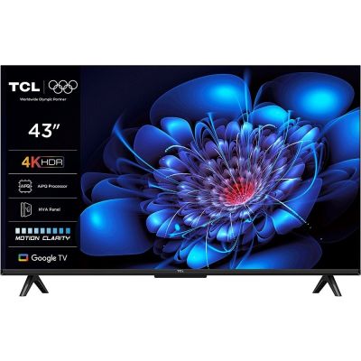 10. Telewizor TCL 43P69K LED 43'' 4K Ultra HD Google TV Dolby AC4 DVB-T2 Czarny