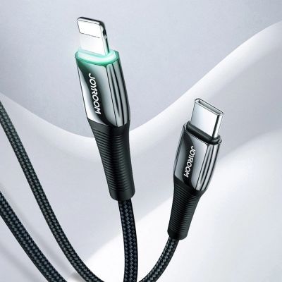4. Kabel Joyroom S-1224K2 USB-C / Lightning PD 20W 2.4A 1.2m - czerwony