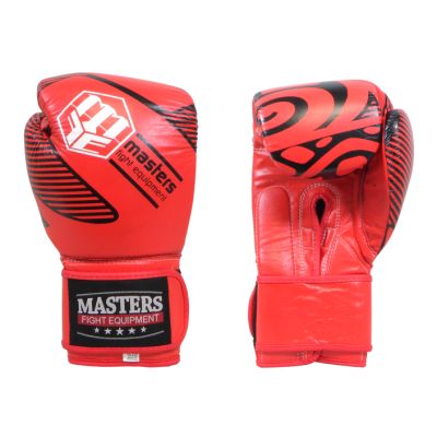 6. Rękawice bokserskie skórzane MASTERS RBT-RED 12 oz