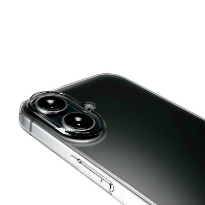 4. Etui silikonowe Puro 03 Nude do iPhone 16 - przezroczyste