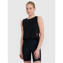 Top regular z nadrukiem damski 4F 4FWSS25TSLEF118-20S