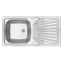 Zlewozmywak stalowy 1-komorowy z ociekaczem ZMU 011B 5907650873976