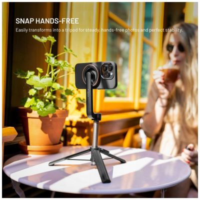 7. Poprawiono | Kijek do selfie ze statywem | Przyciąganie magnetyczne | Łączność Bluetooth | | 72 cm | Stop aluminium, ABS, PC | 170 gramów