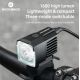 2. Rockbros lampka rowerowa przednia 1600LM czarna