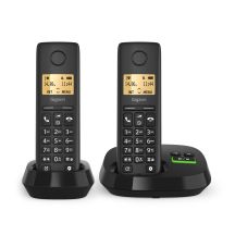 Gigaset PURE 100A Duo - Telefon bezprzewodowy - Automatyczna sekretarka z ID dzwoniącego - ECO DECT/GAP - + Dodatkowa słuchawka