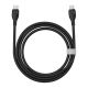 5. Kabel Baseus Pudding Series USB-C - USB-C 100W 1,2m - czarny