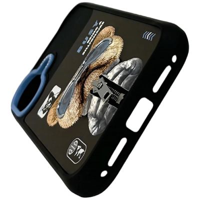 3. Etui Nimmy Cool&Cute 2.0 nag na iPhone 17 - czarne
