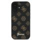 3. Etui Guess Peony Script MagSafe na iPhone 16 Plus - czarne