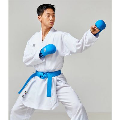 10. Rękawice do Karate - Mitts 2 BLUE WKF | MOOTO