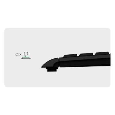 4. KeySonic KSK-3011ELC (DE) klawiatura Dom USB QWERTZ Niemiecki Czarny