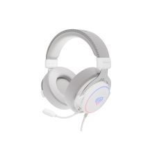 GENESIS Neon 764 Zestaw słuchawkowy Przewodowa Opaska na głowę Gaming USB Typu-A Biały