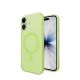 4. Etui silikonowe Puro Daylight kompatybilne z Magsafe na iPhone 17 - półprzezroczyste zielone