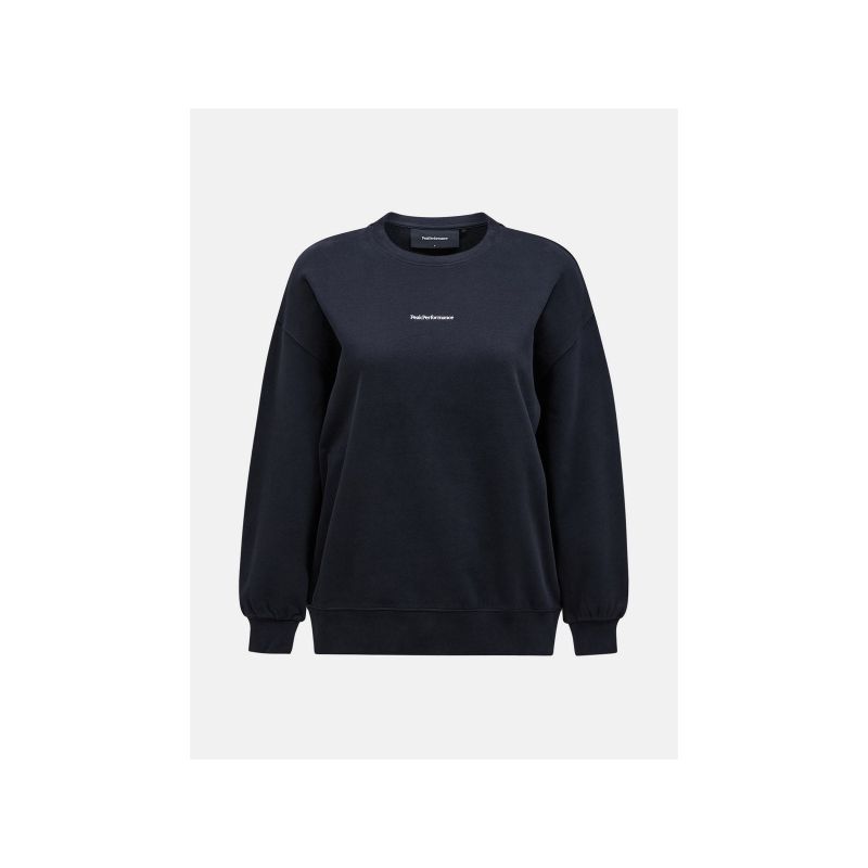 Bluza Peak Performance W Original Terry Crew czarny