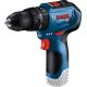 Wiertarko-wkrętarka Bosch GSB 12V-30 Professional 1600 RPM Zamek centralny 820 g