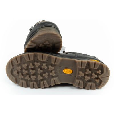 9. Grisport buty męskie trekkingowe Nero oliato SPO-TEX skórzane czarne