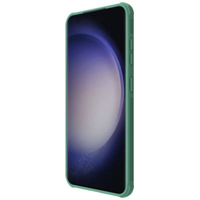 5. Etui Nillkin CamShield Pro pancerne z osłona na aparat do Samsung Galaxy S24+ - zielone