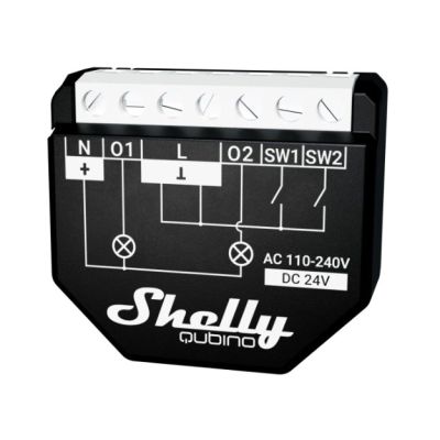 7. Dwukanałowy sterownik Z-Wave Shelly Qubino Wave 2PM