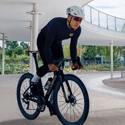 4. Kurtka rowerowa Rockbros YDWT020 Diamond jesień/zima rozmiar L - czarna