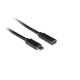 4. LANBERG PRZEDŁUŻACZ USB-C M/F 3.1 0.5M CZARNY