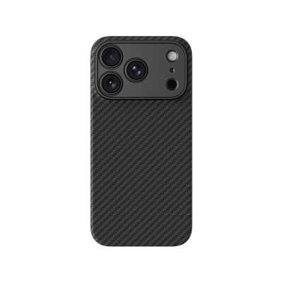 3. Etui AMAZINGTHING Titan Max Lens na iPhone 18 Pro z włókna aramidowego z osłoną aparatu kompatybilne z MagSafe - czarne