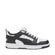 Buty dla dzieci Puma Rebound V6 Lo Mid biało-czarne 393833 01