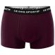 5. Le Coq Sportif bokserki majtki męskie 3PAK czarne szare bordowe