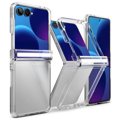 4. Etui Ringke Fusion Flap na Samsung Galaxy Z Flip 8 - przezroczyste