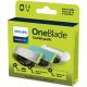4. Philips Norelco OneBlade OneBlade QP936/50 Ostrza: 1 × 360, 1 × Anti-Friction, 1 × SkinProtect