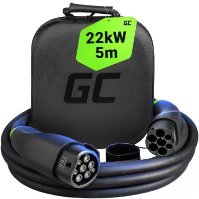 6. Kabel EV Green Cell GC Snap Type 2 22kW 5m