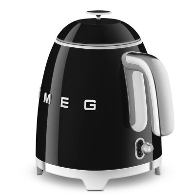 43. Czajnik SMEG mini 0,8L czarny Schwarz (KLF05BLEU)