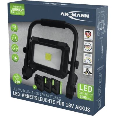 4. Reflektor roboczy Ansmann FL30W COB-LED 3000lm 18V