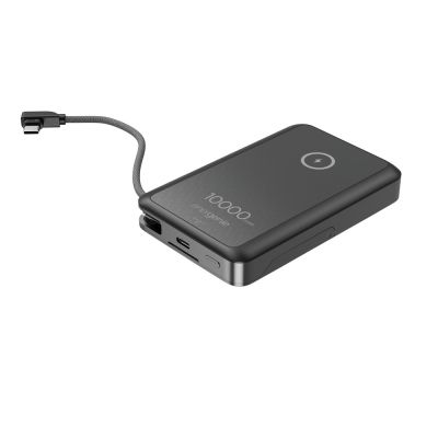3. GEMBIRD BEZPRZEWODOWY POWERBANK MAGNETYCZNY 15 W ZE ZINTEGROWANĄ PODSTAWKĄ 10000 MAH, CZARNY