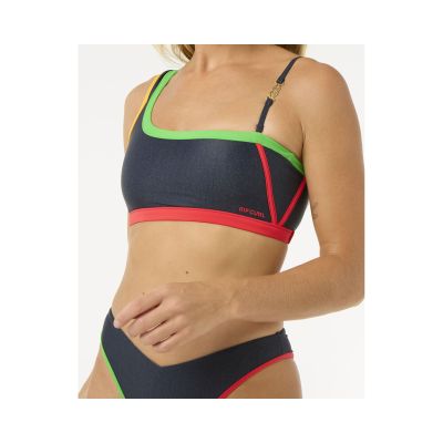 3. Top RIP CURL Gigi One Shoulder Top turkusowy