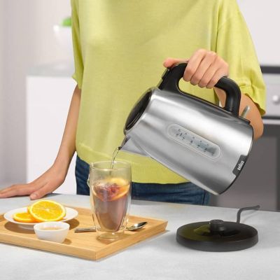 4. Braun PurShine WK102AI-WK1500BK czajnik elektryczny 1,7 l 2200 W Czarny, Stal nierdzewna