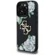 2. Etui Guess Grained Roses Big 4G logo na iPhone 16 Pro - czarne