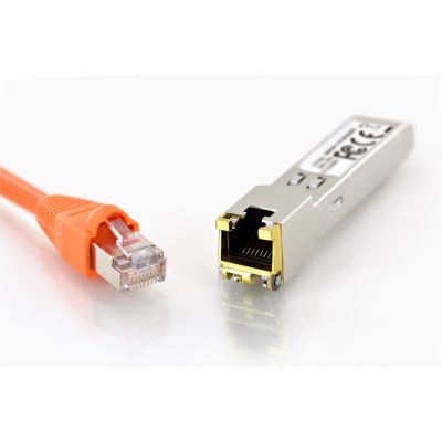 9. Digitus Miedziany moduł SFP Mini GBIC, 10 Gb/s, RJ45