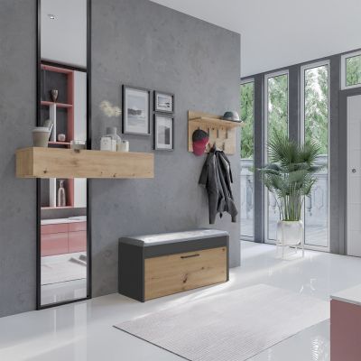 3. PARMA SZAFKA NA BUTY ANTRACYT/ARTISAN