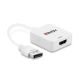 3. Lindy 38146 adapter kablowy HDMI Typu A (Standard) DisplayPort Biały