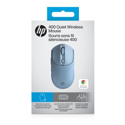 16. Mysz HP 400 Quiet Blue Wireless Mouse bezprzewodowa niebieska AZ7B4AA