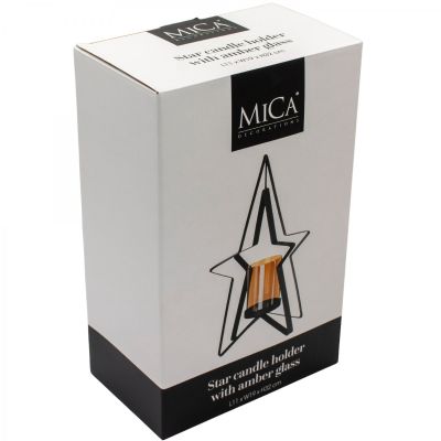23. ŚWIECZNIK METALOWY 31,5CM GWIAZDA MICA